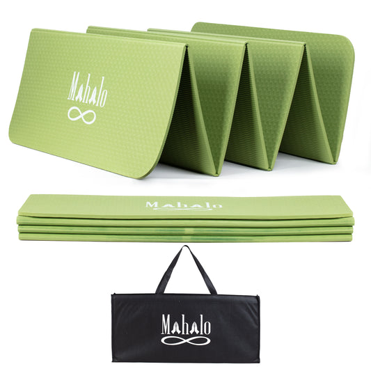 Green Foldable Yoga Mat